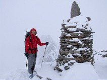 Katka on top of Eiskogelu peak 3233 m